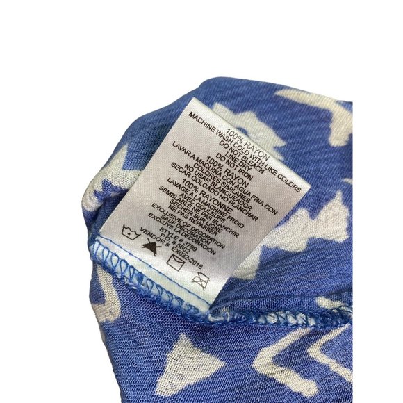 KIWI & PUNCH Blue Neon Embroidered Romper Casual Elastic Large Tie Back - Picture 4 of 7